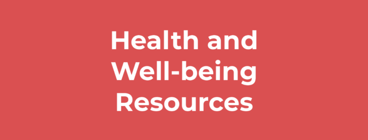 Health and Well-being resources - Sight Loss Council